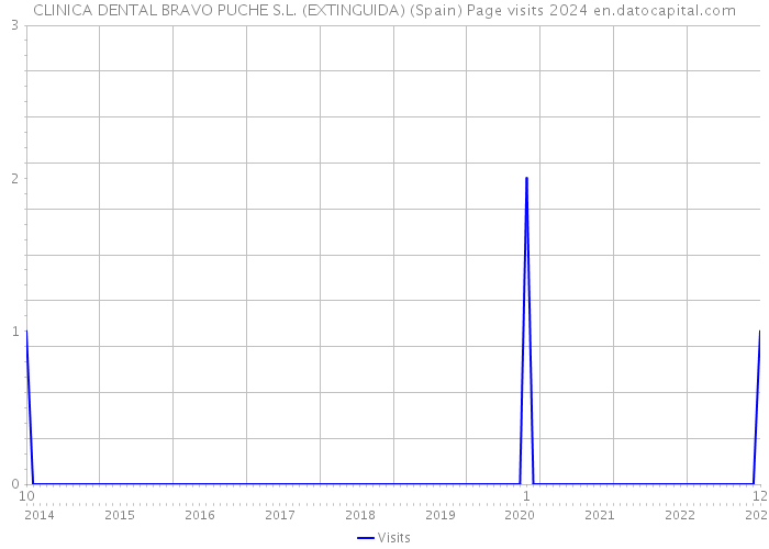 CLINICA DENTAL BRAVO PUCHE S.L. (EXTINGUIDA) (Spain) Page visits 2024 