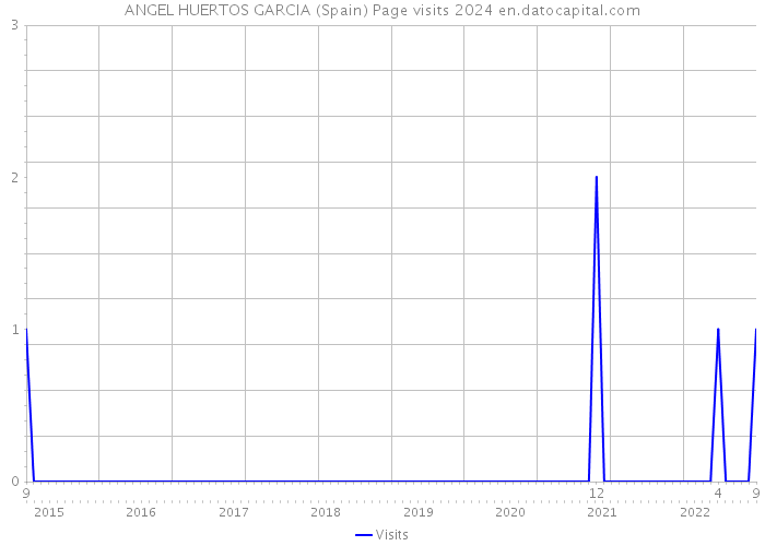 ANGEL HUERTOS GARCIA (Spain) Page visits 2024 