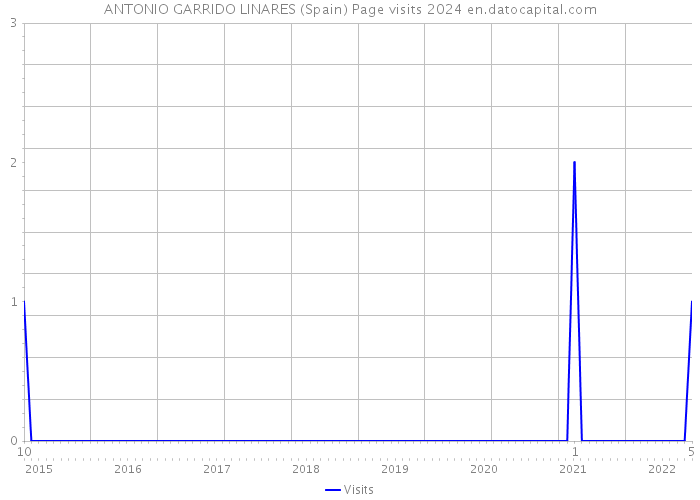 ANTONIO GARRIDO LINARES (Spain) Page visits 2024 
