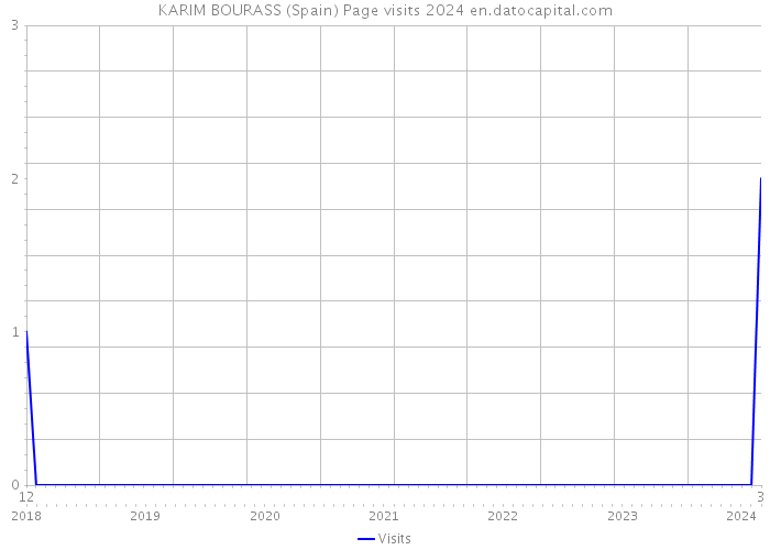 KARIM BOURASS (Spain) Page visits 2024 