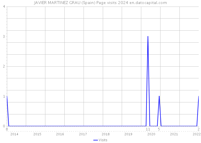 JAVIER MARTINEZ GRAU (Spain) Page visits 2024 
