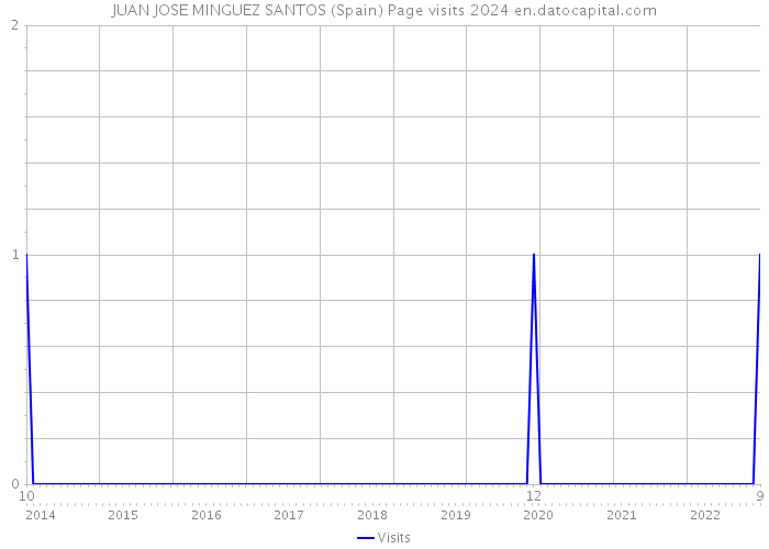 JUAN JOSE MINGUEZ SANTOS (Spain) Page visits 2024 