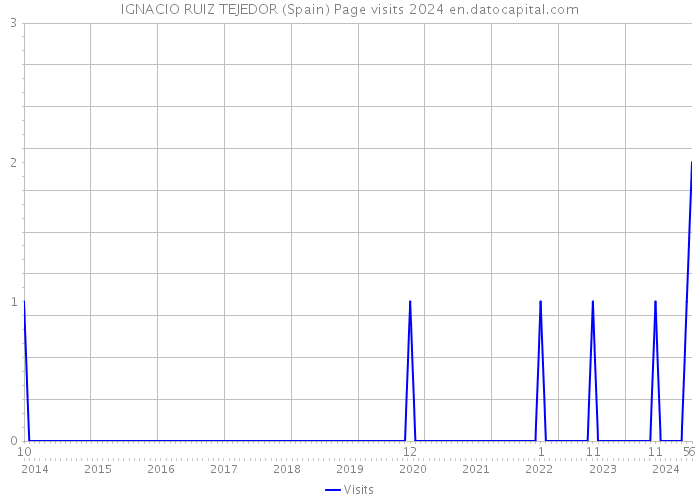 IGNACIO RUIZ TEJEDOR (Spain) Page visits 2024 