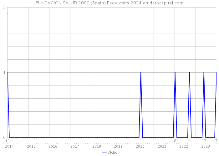 FUNDACION SALUD 2000 (Spain) Page visits 2024 