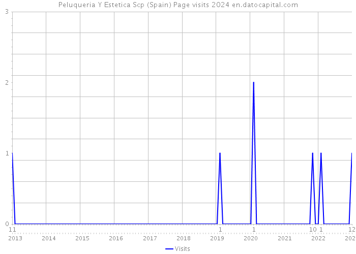 Peluqueria Y Estetica Scp (Spain) Page visits 2024 
