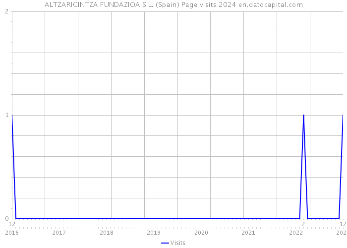 ALTZARIGINTZA FUNDAZIOA S.L. (Spain) Page visits 2024 