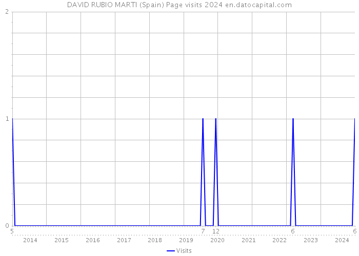 DAVID RUBIO MARTI (Spain) Page visits 2024 