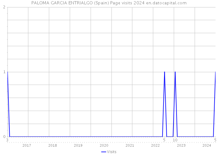PALOMA GARCIA ENTRIALGO (Spain) Page visits 2024 