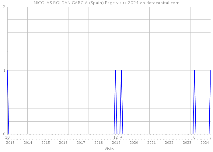 NICOLAS ROLDAN GARCIA (Spain) Page visits 2024 