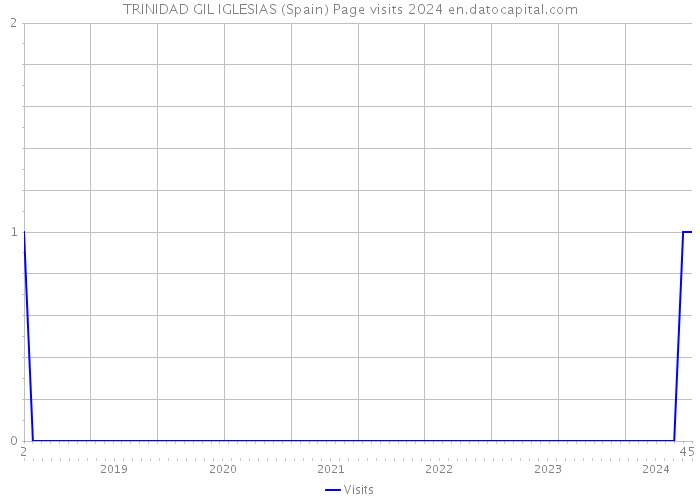 TRINIDAD GIL IGLESIAS (Spain) Page visits 2024 