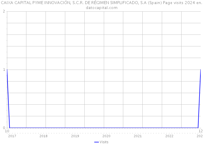 CAIXA CAPITAL PYME INNOVACIÓN, S.C.R. DE RÉGIMEN SIMPLIFICADO, S.A (Spain) Page visits 2024 