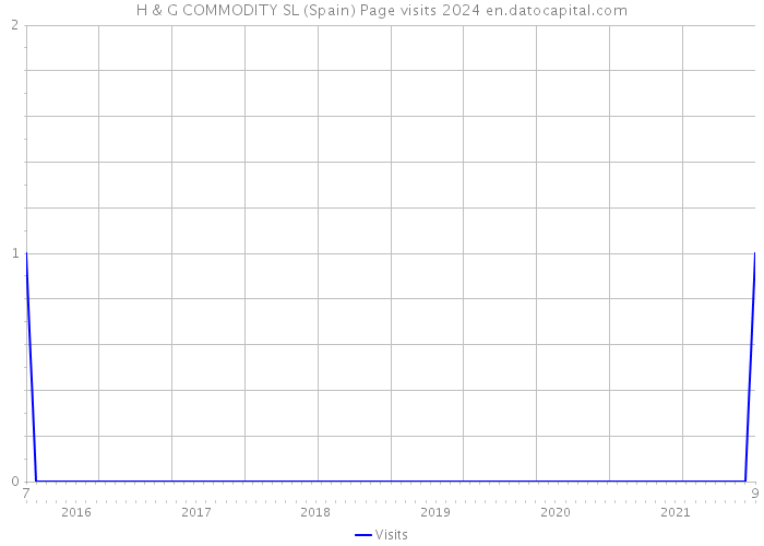 H & G COMMODITY SL (Spain) Page visits 2024 