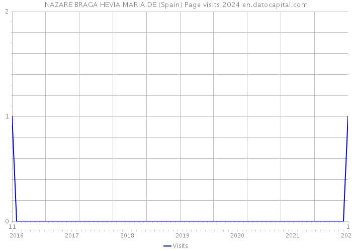 NAZARE BRAGA HEVIA MARIA DE (Spain) Page visits 2024 
