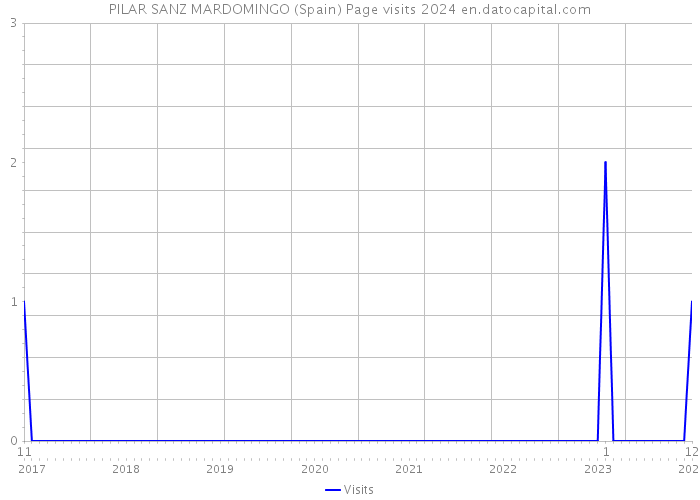 PILAR SANZ MARDOMINGO (Spain) Page visits 2024 