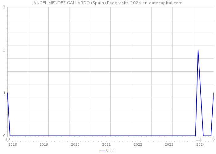 ANGEL MENDEZ GALLARDO (Spain) Page visits 2024 