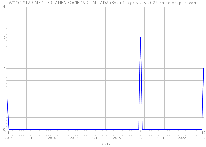 WOOD STAR MEDITERRANEA SOCIEDAD LIMITADA (Spain) Page visits 2024 
