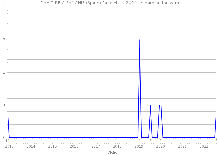 DAVID REIG SANCHIS (Spain) Page visits 2024 