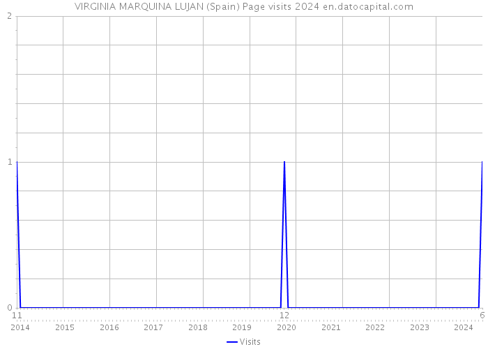 VIRGINIA MARQUINA LUJAN (Spain) Page visits 2024 