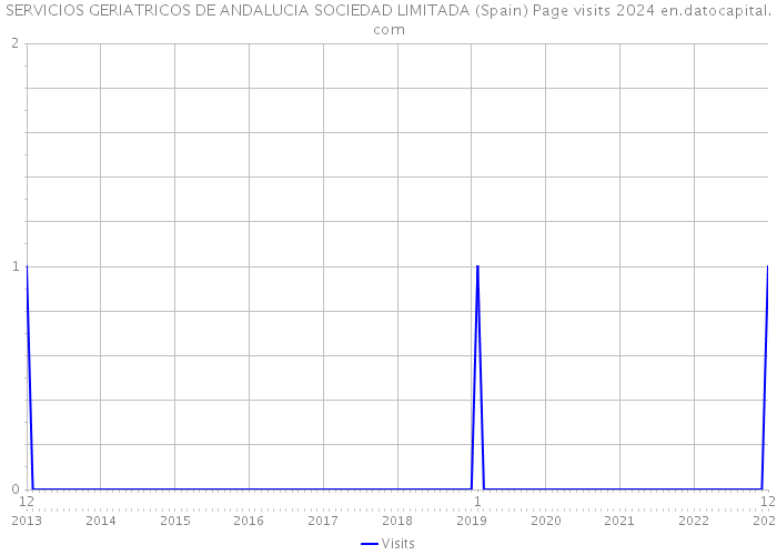 SERVICIOS GERIATRICOS DE ANDALUCIA SOCIEDAD LIMITADA (Spain) Page visits 2024 