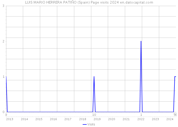LUIS MARIO HERRERA PATIÑO (Spain) Page visits 2024 