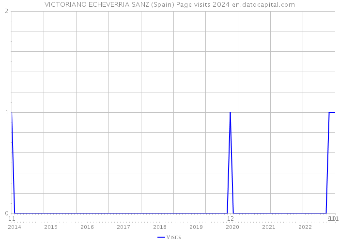 VICTORIANO ECHEVERRIA SANZ (Spain) Page visits 2024 