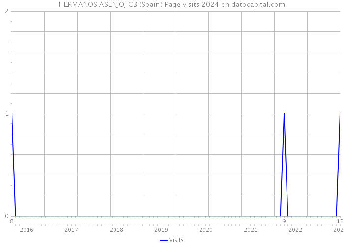 HERMANOS ASENJO, CB (Spain) Page visits 2024 