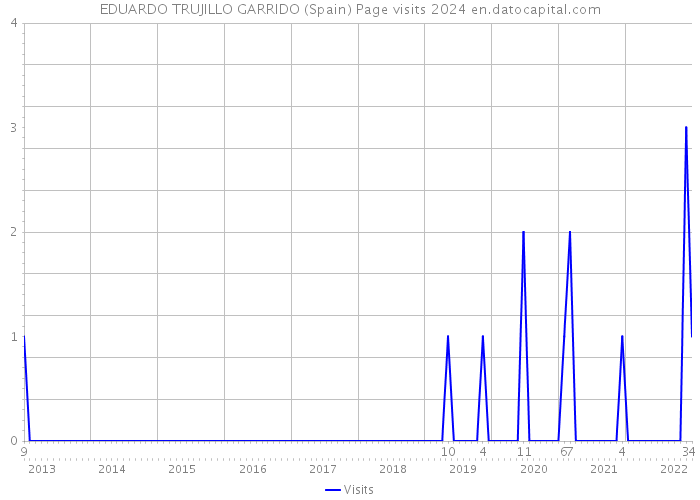 EDUARDO TRUJILLO GARRIDO (Spain) Page visits 2024 