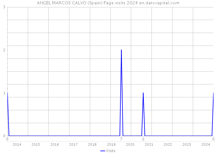 ANGEL MARCOS CALVO (Spain) Page visits 2024 