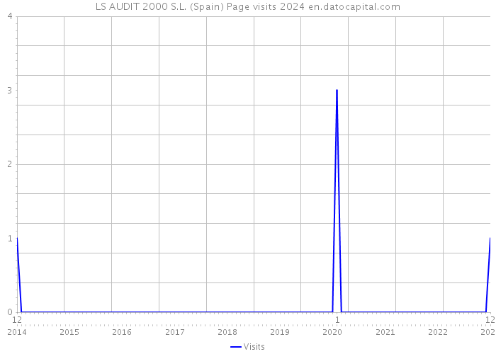 LS AUDIT 2000 S.L. (Spain) Page visits 2024 