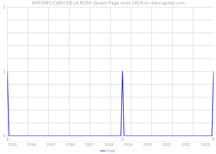 ANTONIO CARO DE LA ROSA (Spain) Page visits 2024 
