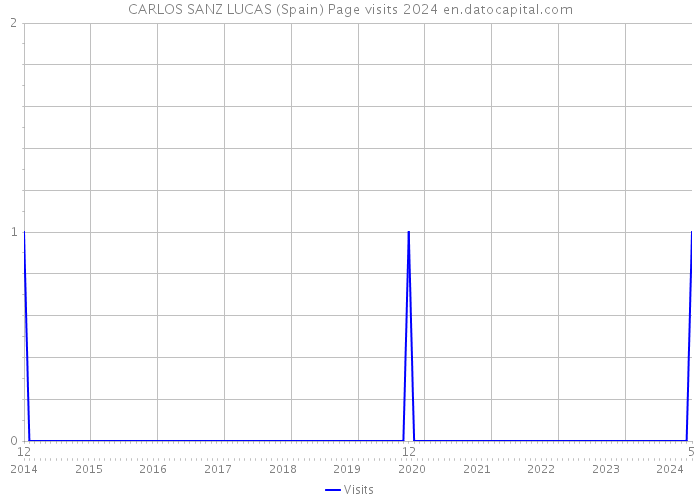 CARLOS SANZ LUCAS (Spain) Page visits 2024 
