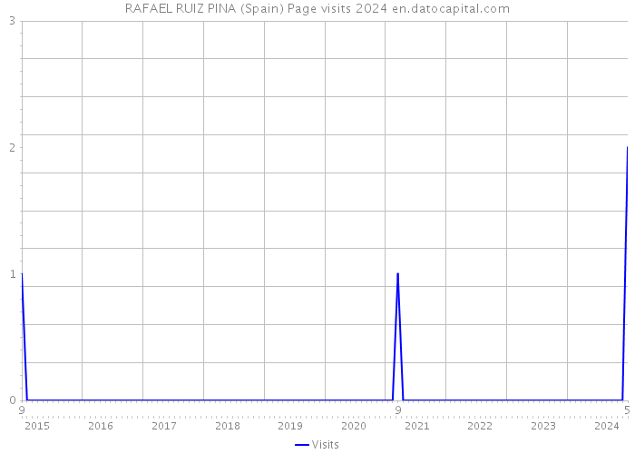 RAFAEL RUIZ PINA (Spain) Page visits 2024 