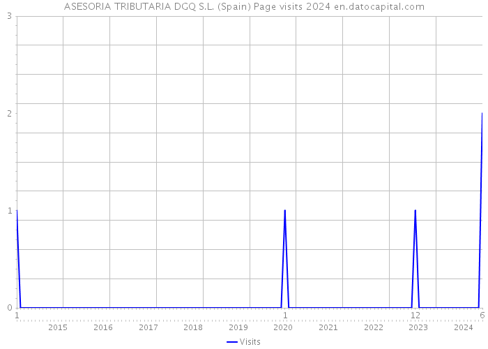 ASESORIA TRIBUTARIA DGQ S.L. (Spain) Page visits 2024 