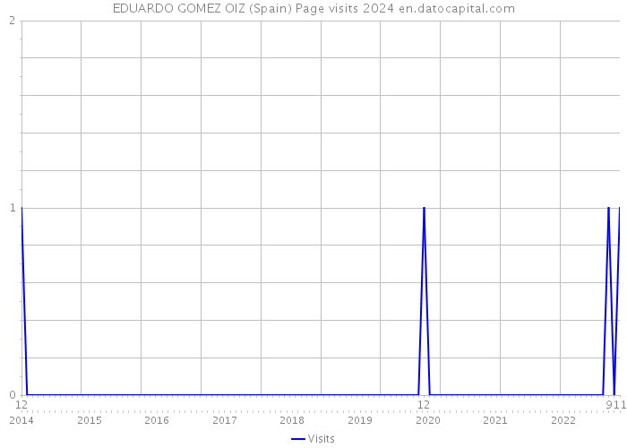 EDUARDO GOMEZ OIZ (Spain) Page visits 2024 