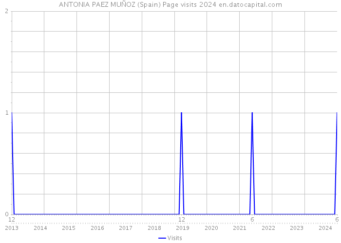 ANTONIA PAEZ MUÑOZ (Spain) Page visits 2024 