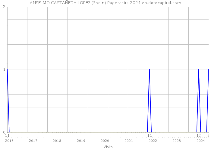 ANSELMO CASTAÑEDA LOPEZ (Spain) Page visits 2024 