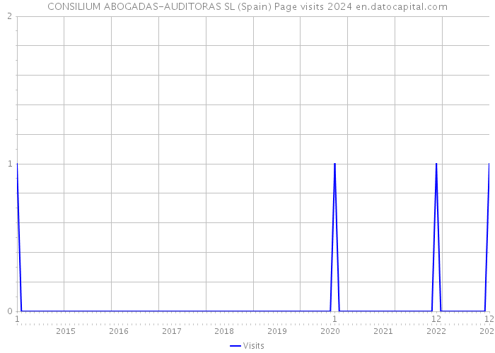 CONSILIUM ABOGADAS-AUDITORAS SL (Spain) Page visits 2024 