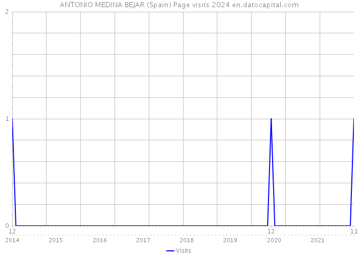 ANTONIO MEDINA BEJAR (Spain) Page visits 2024 