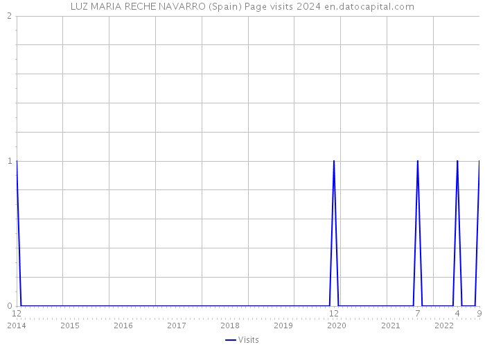 LUZ MARIA RECHE NAVARRO (Spain) Page visits 2024 