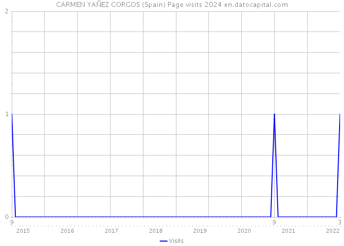 CARMEN YAÑEZ CORGOS (Spain) Page visits 2024 