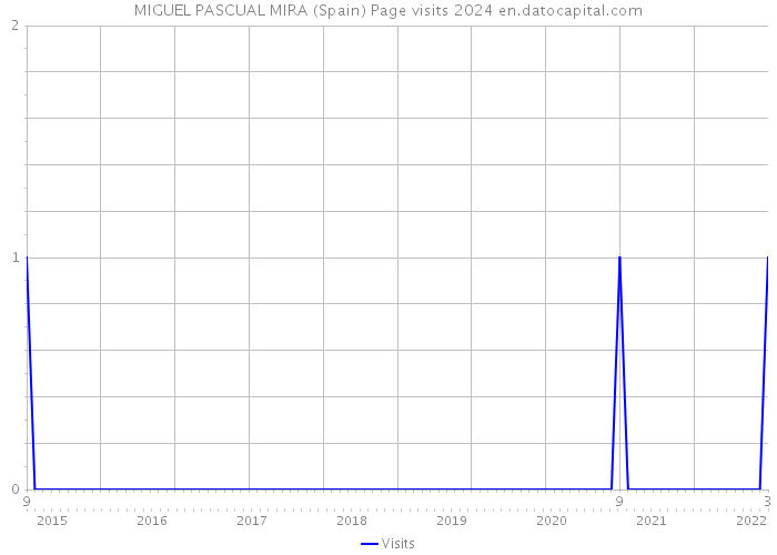 MIGUEL PASCUAL MIRA (Spain) Page visits 2024 