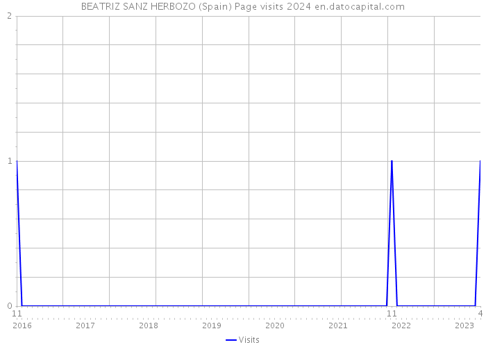 BEATRIZ SANZ HERBOZO (Spain) Page visits 2024 