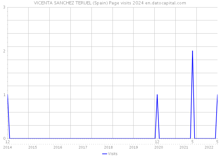 VICENTA SANCHEZ TERUEL (Spain) Page visits 2024 