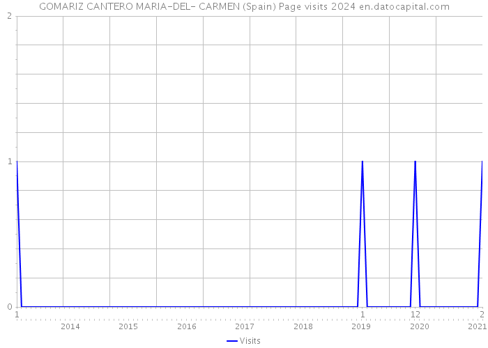 GOMARIZ CANTERO MARIA-DEL- CARMEN (Spain) Page visits 2024 