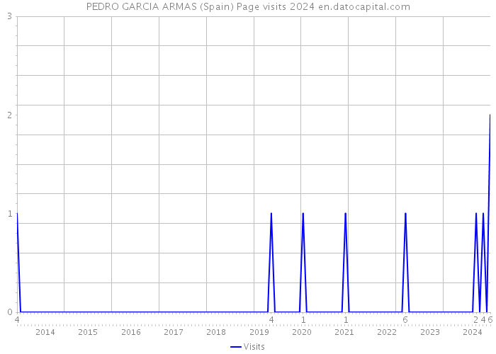 PEDRO GARCIA ARMAS (Spain) Page visits 2024 