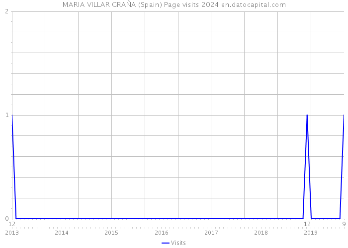 MARIA VILLAR GRAÑA (Spain) Page visits 2024 