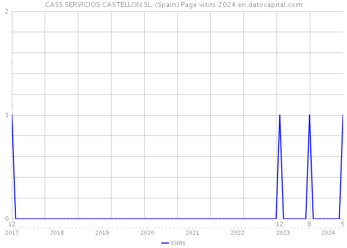 CASS SERVICIOS CASTELLON SL. (Spain) Page visits 2024 