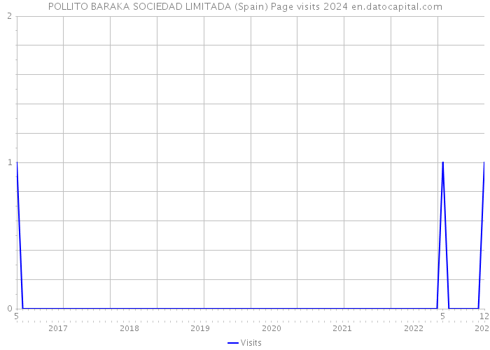 POLLITO BARAKA SOCIEDAD LIMITADA (Spain) Page visits 2024 