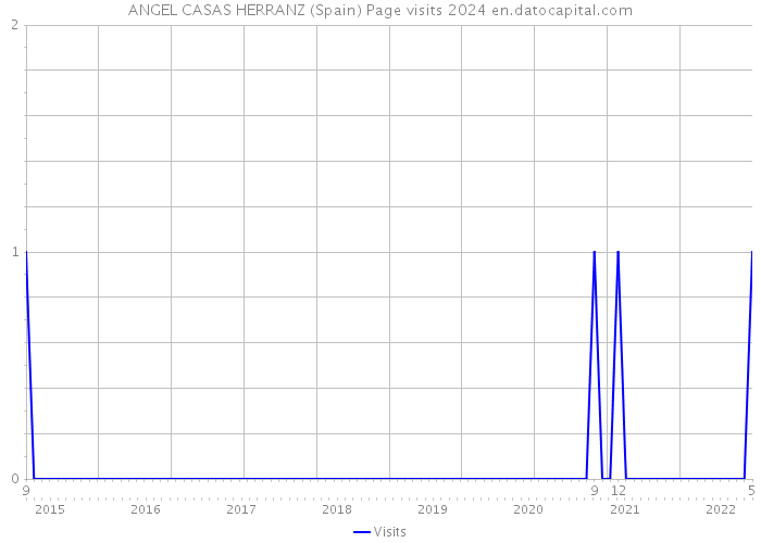 ANGEL CASAS HERRANZ (Spain) Page visits 2024 