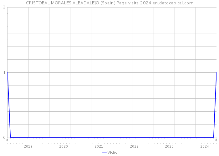 CRISTOBAL MORALES ALBADALEJO (Spain) Page visits 2024 